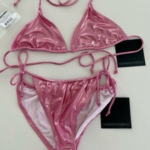 Bloomingdale’s Candy Pink Metallic Bikini